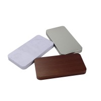 High quality 6.7 inch rectangular tin box with lid cosmetic brush gift tin box customization