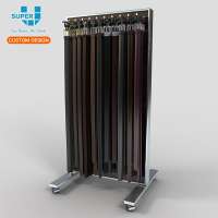 Brand Leather Belt Display Rack Kiosk Fixture Case Metal Belt Display Spinner For Retail Belts And Tie Display Shelves