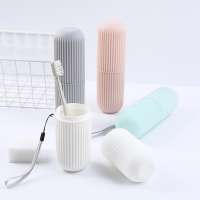 wholesale portable toothbrush case portable travel colorful toothbrush box