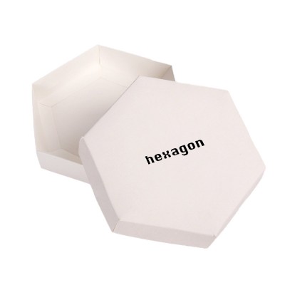 2020 Custom Hexagon 350gsm Kraft Paper Packaging Box For Tea