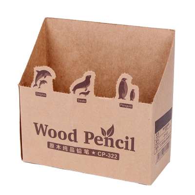 Wholesale Kraft Paper PDQ Pencil Display Packaging Box