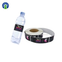 Private Label Custom Vinyl BOPP Sticker Roll Juice Water Drink Bottle Sealing Printing