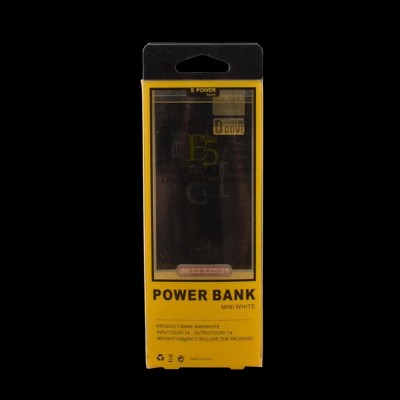 Best Quality Transparent Disposable PVC Plastic Window Display Boxes Packaging For Power Bank